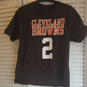NFL Kids Black and Orange Cleveland Browns Tee